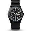 Military Work with Tactical Men Black Analog, Wristwatch, Hour 12/24 Watch, for Army Men's Watches Nylon Band Sport exterior Wrist Waterproof Field Date Day