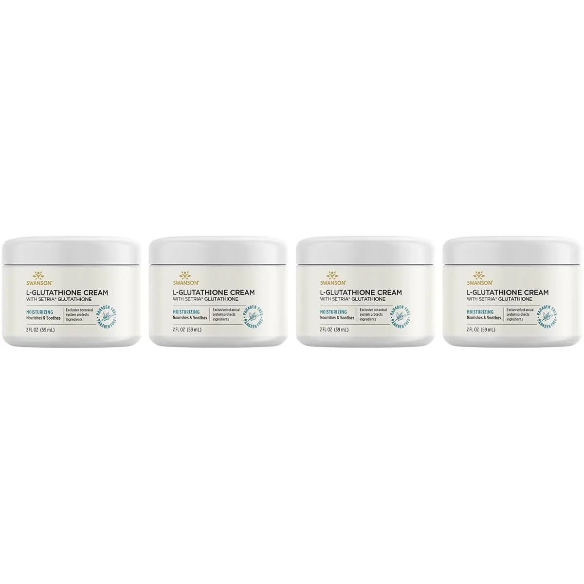 with Cream 4 Cream Swanson fl 2 Pack Glutathione L-Glutathione oz Setria