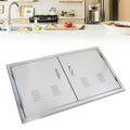 Stainless BBQ Cabinet Kitchen exterior Island Doors 21" Steel Access Doors 36" x