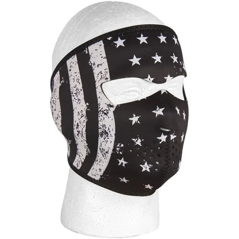 Thermal 41" Neoprene Face Flag Mask & Black/White - Black White Vintage