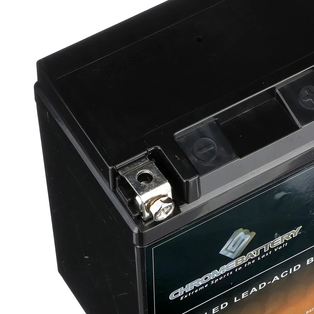 Battery Chrome Motorcycle Xs650 For Ytx14Ahl-Bs Battery 650Cc 75-'83 Yamaha