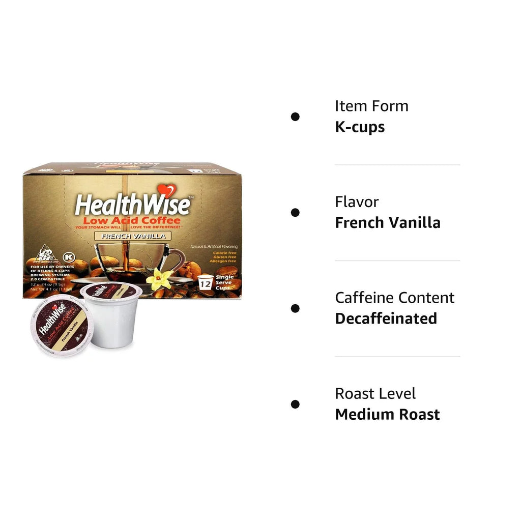 6 French Keurig Cartons: Cartons Acid Low Number cups) Of (72 Vanilla K-Cups