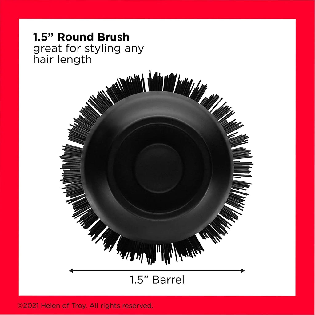 | Round and and Volume, One (1-1/2 Booster Frizz Brush Dryer Add Hair Root Step Revlon Fight in) Styler