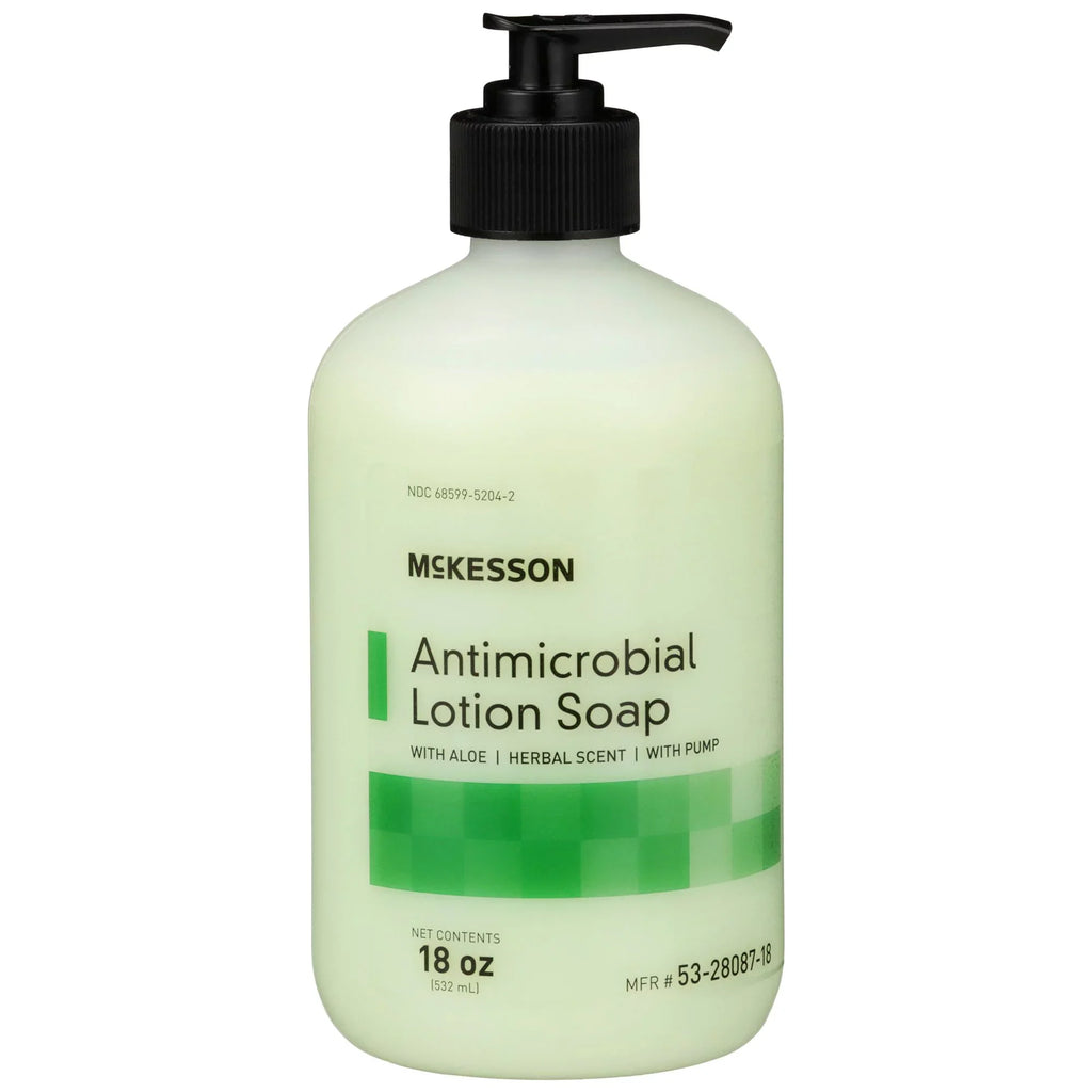 '- Scent, Herbal McKesson Lotion 12 Ct with Soap Aloe Hand 18 Antimicrobial oz,