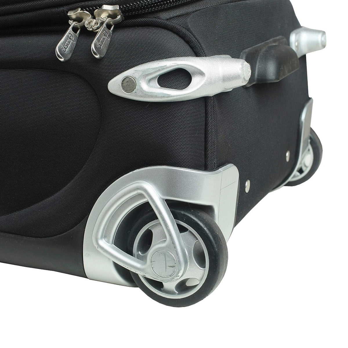 Tech Yellow GA Carry-On 21" Jackets MOJO Suitcase Rolling Softside Black