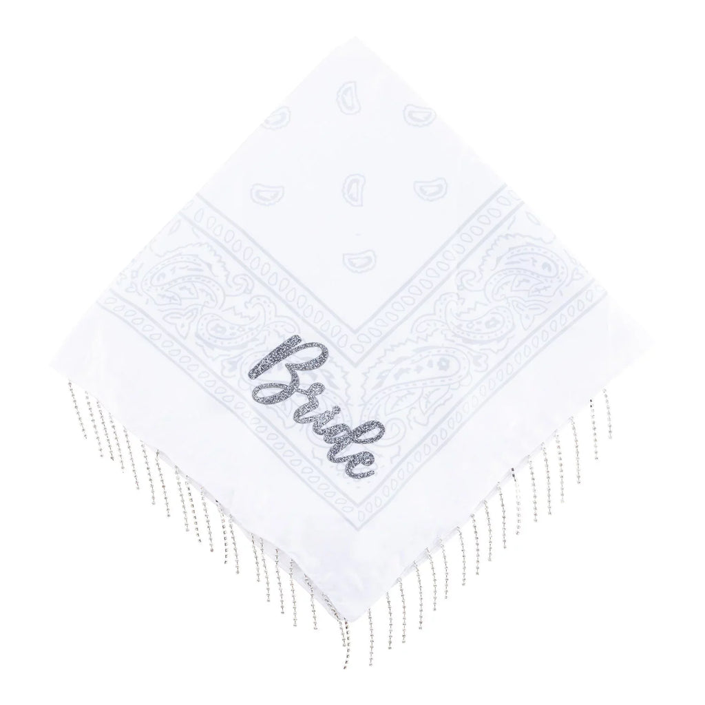 pink Fringe rhinestone four Bandana, and bandanas one with 5PK Bachelorette white