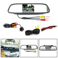 Mirror Car Kit Vehicle Security Car Reverse Monitor System + Camera 4.3"