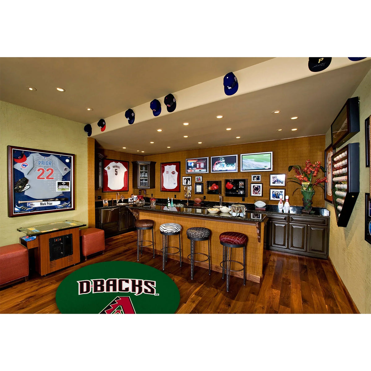4' Diamondbacks Circle Deck Arizona Batting On