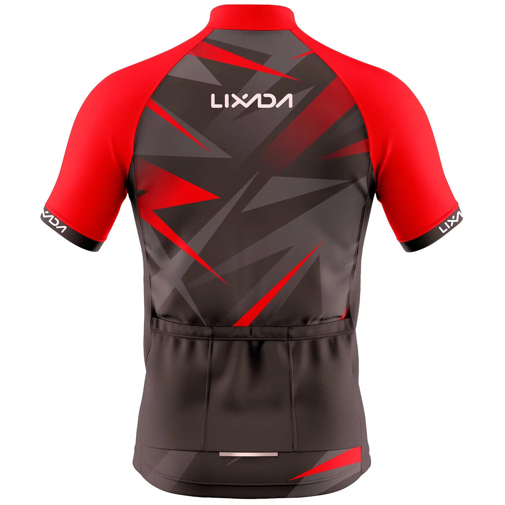 Shirt MTB Bike Shorts and Men Jersey Padded apparel Breathable Short Cycling Lixada Suit Sleeve