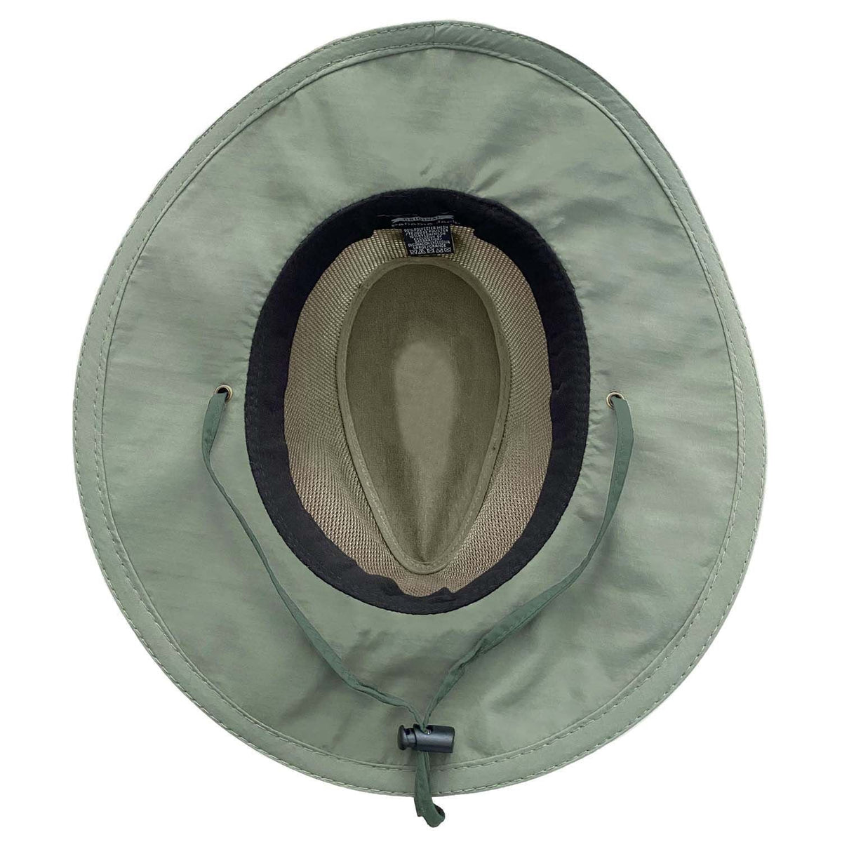Brim, Sun 50+ Chin Adjustable 3" Large) (SPF) Jack Panama Crown UPF Safari Sun Hat, Protection Cord, (Fossil, Mesh