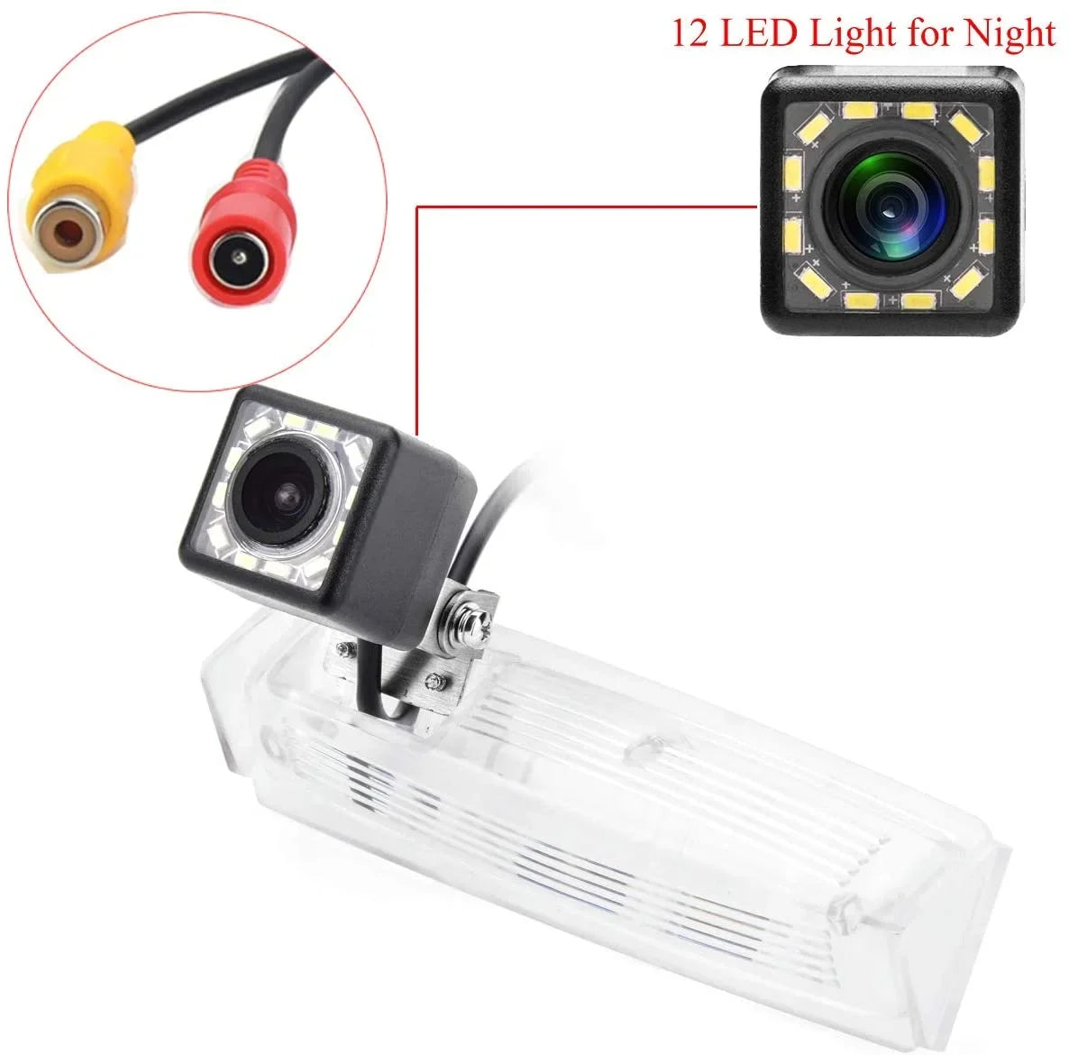 LS430 ES330 for IS200 GS430 GS400 Car Adjustable HS250h Lexus 12 Rear IS300 aSATAH View Angle ES300 Camera GS300