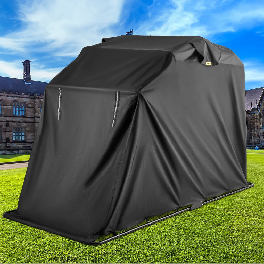 Cover Duty Season BENTISM Proof to Waterproof Motorcycle Heavy Lock-Holes Durable and Storage with All Protection,600D Garage exterior 106" Tear & Storage Bag,Fits Sheds up Oxford