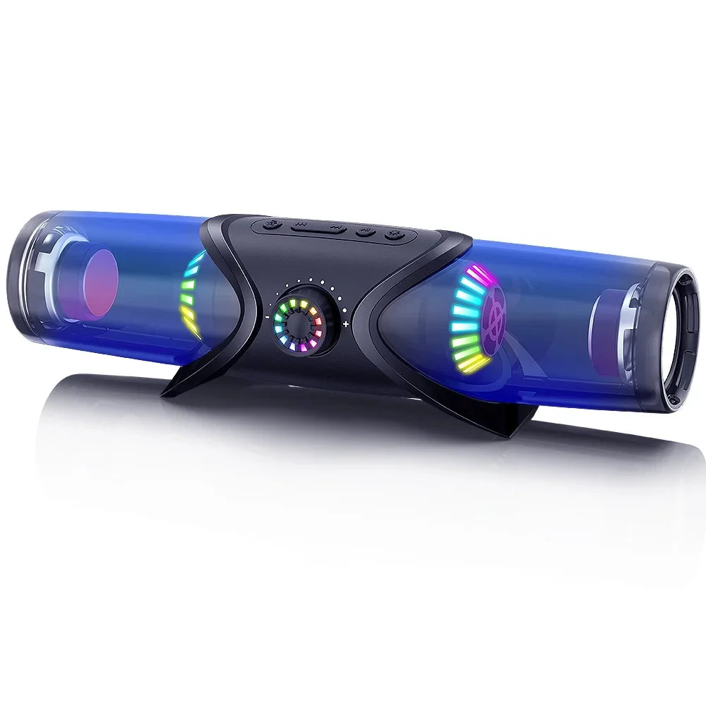 Speakers Light,PC Laptop Bar with Headphone SoundBar,Computer for Speakers,Bluetooth Speakers GS03 RGB Monitor WolfLawS 3.5mm Computer Subwoofer,USB Desktop Jack with Powered for Sound