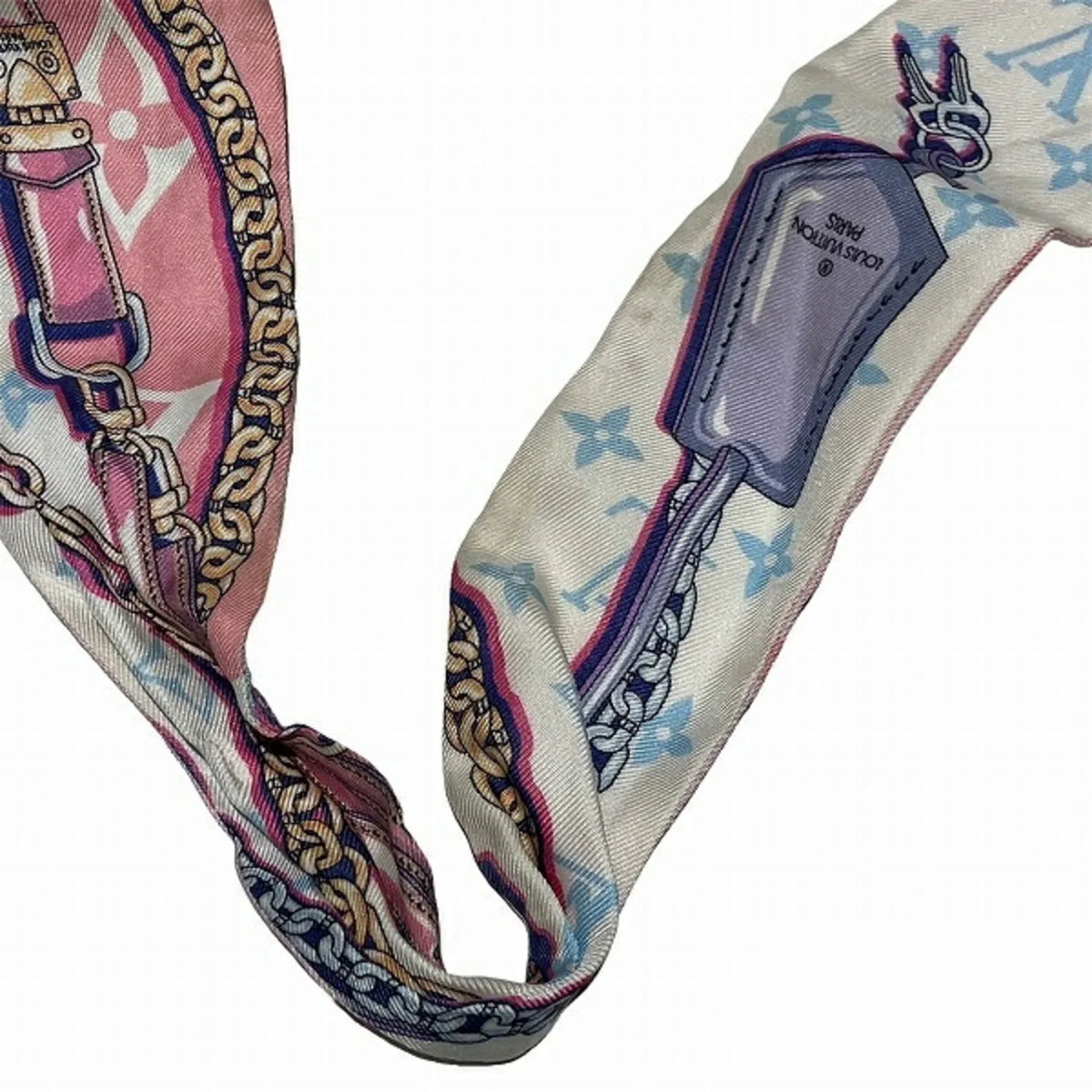Scarf Accessories Women's Bandeau (Good) Pre-Owned Bandana M76677 BB Silk Ultimate