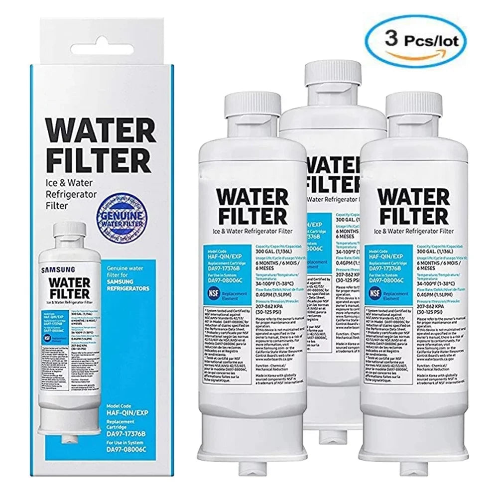 liquid Refrigerator for /AA, Fit Pack Filter,3 HAF-QIN/EXP, DA97-17376B DA97-08006C HAF-QIN,