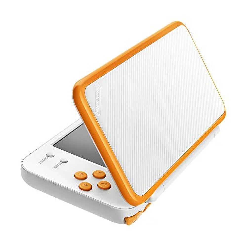 w/ SD Charger Nintendo and Stylus Orange Restored Console (Refurbished) XL Gaming 2DS New White Card