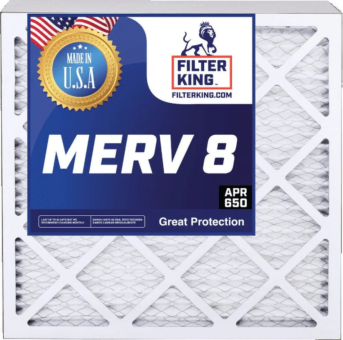 x USA MERV | A/C x 7.5x23.5x1a MADE Actual IN HVAC | Filters dimension: | 7.5 Filter | 3-PACK 23.5 Furnace .75" Air Pleated 8 Filter King
