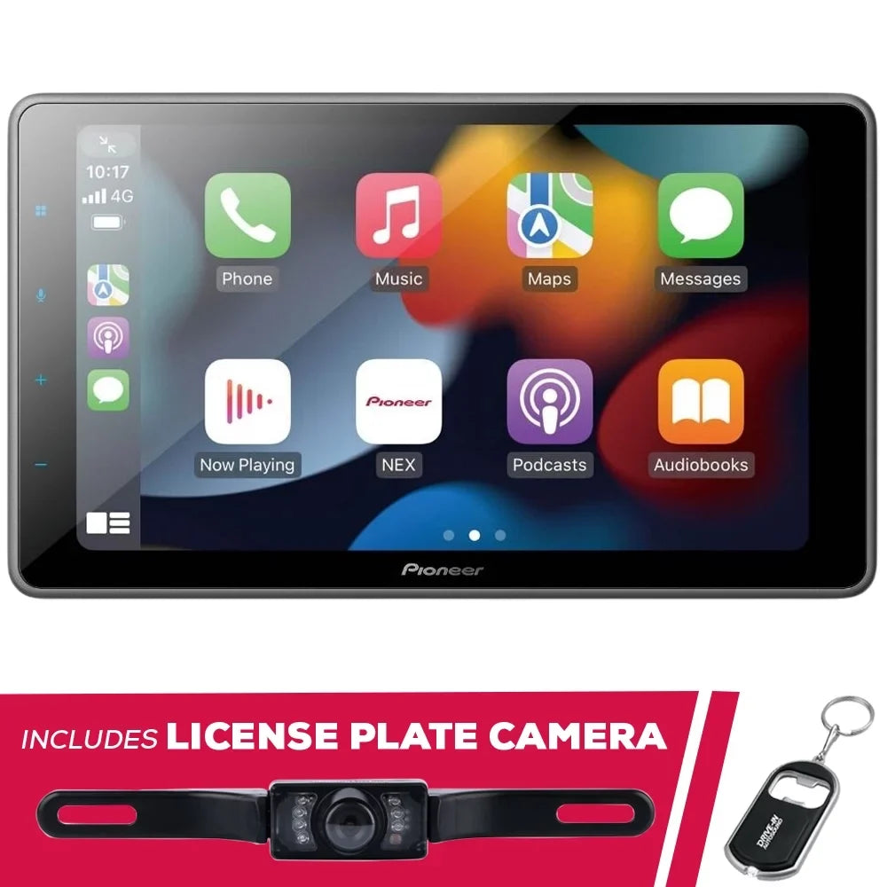 New Camera 9" Plate Pioneer Media Receiver License DMH-WT3800NEX with Digital