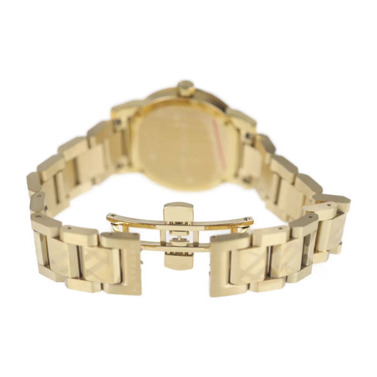 THE (Like steel BU9145 Pre-Owned CITY BURBERRY New) watch stainless Burberry gold