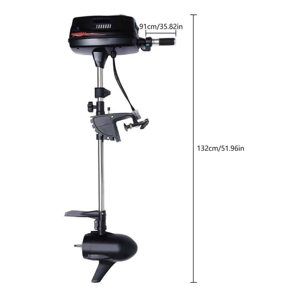 Fishing Trolling Motor Heavy 3000 ZhdnBhnos Motor Electric 2.2KW 60V Tiller 10HP Control Duty R/Min Brushless Boat Outboard Engine