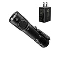 Charger - Rechargeable Fast 3Amp Next generation 21700 Li-ion E4K -4400 w/Eco-Sensa Compact Flashlight NITECORE 1x Wall Lumens USB NITECORE 21700 EDC Battery Included
