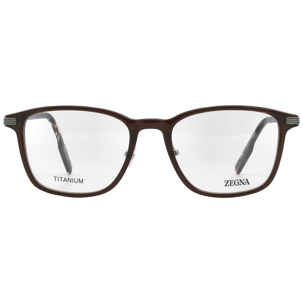 Zegna Men's EZ5251-H Square Eyeglasses Demo 050 Ermenegildo 53