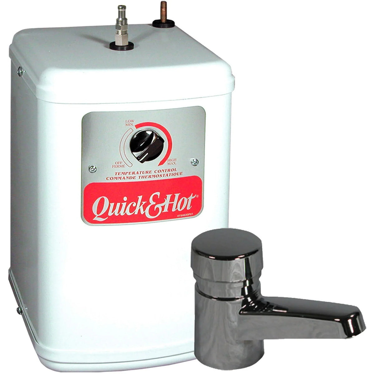 liquid Chrome with H510-U-CH Waste King Hot Tank, Faucet H-510-U-CH