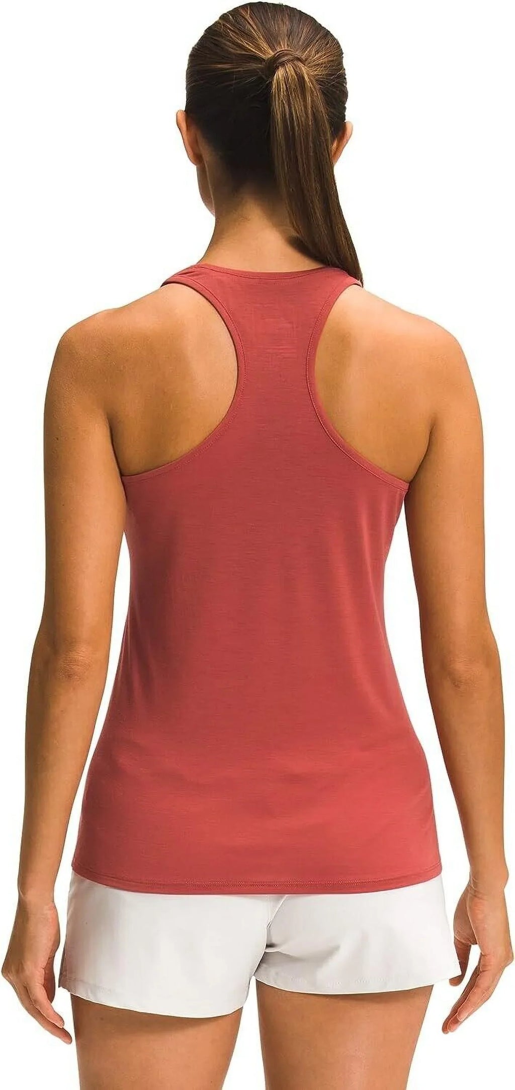 FACE Women's NORTH THE XXL Performance Wander Tank, Red Spice Tandoori dimension
