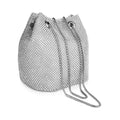 Crossbody for (Silver) Lady Prom Evening Party Women, Wedding Purse, Handbag Rhinestone Bag Shoulder Bucket