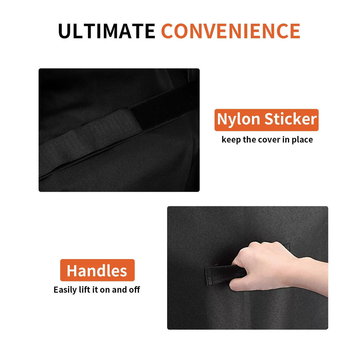 Oxford L Grill etc.(UV Cover Resistant)(72" 600D Rip Fabric Roastove Black) H, x & Broil x Dust W Heavy climate Resistant, Duty Grill Resistant, weber,Brinkmann,Char Cover, liquid for 26" & BBQ 51"