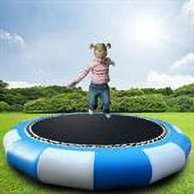 Floating Trampoline 880lbs Pool Sport Blue 17-ft Swimming DENEST Max Island Inflatable liquid Capacity Lake 400kg/ liquid Bounce