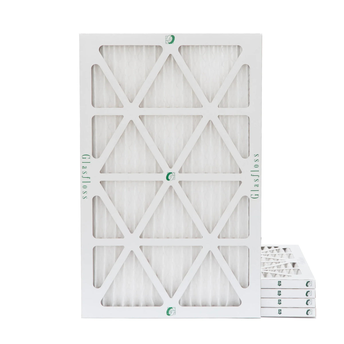 x Glasfloss. 16x25x1 Air MERV x 5 10 Exact Filters by ( 24-1/2 dimension: Pleated 15-1/2 HVAC Quantity ) 7/8