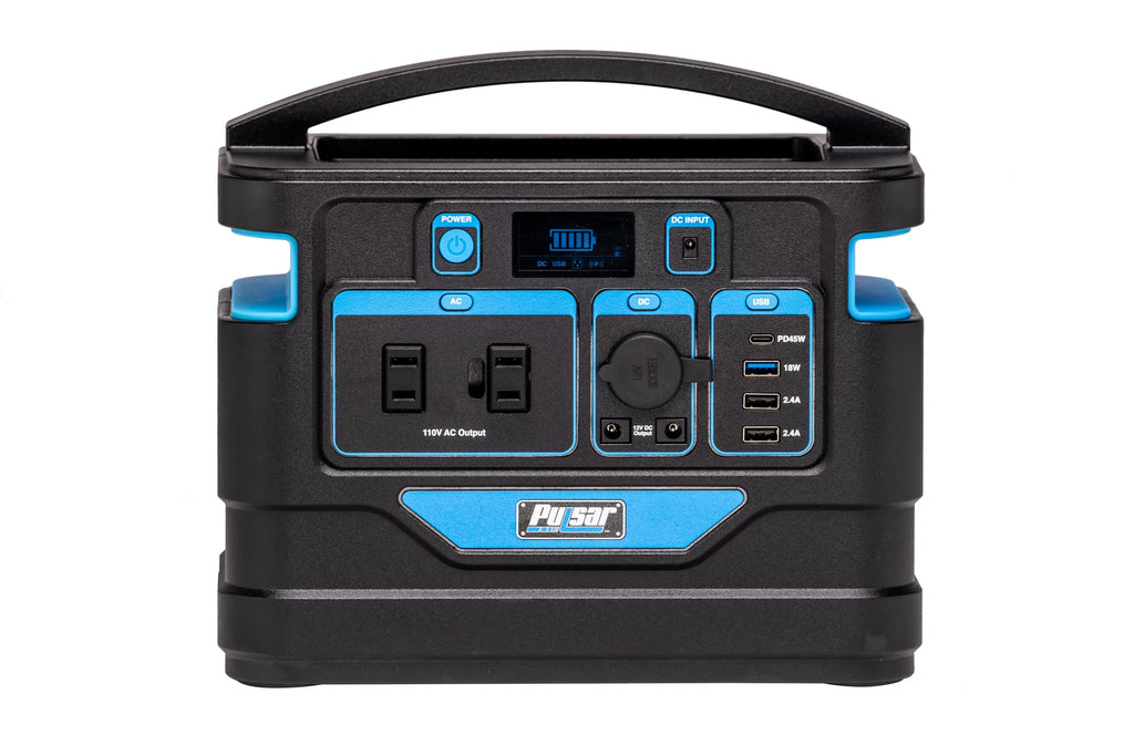 Watt Wireless (518Wh and Charging Portable Capacity) with Lithium-Ion Display LCD 500 Power Pulsar Pad Station