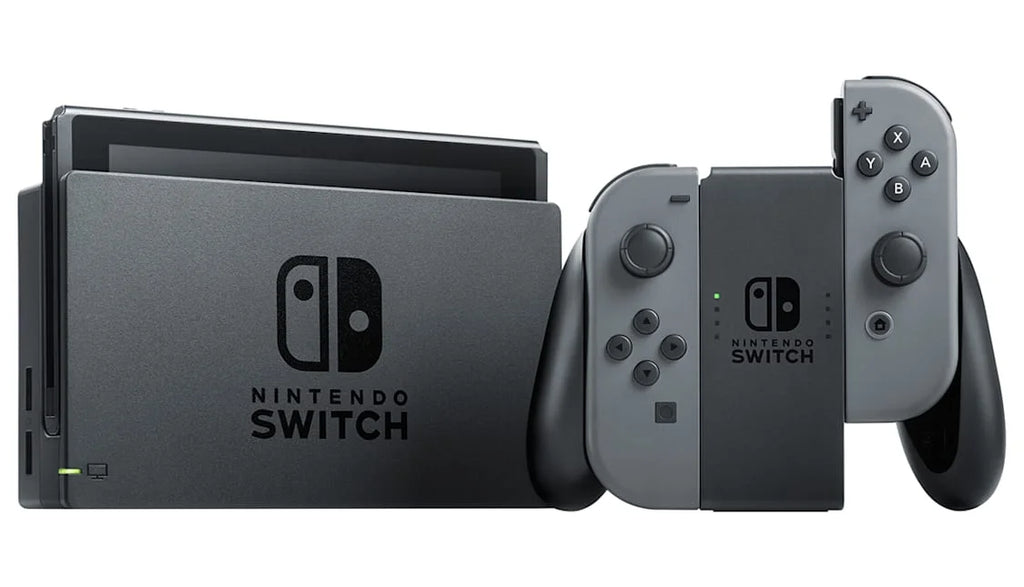 with AXTION Bundle Cleaning - Kit HDMI Like Joy-Con New Gray & BOLT Switch Cable Gray Nintendo