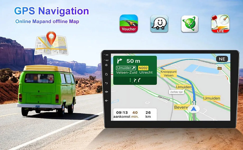 Jeep Carplay 2+32 Cherokee For 2014-2022 Grand GPS 9" Car Stereo Navigation Radio Bluetooth IPS 1280*720 Android