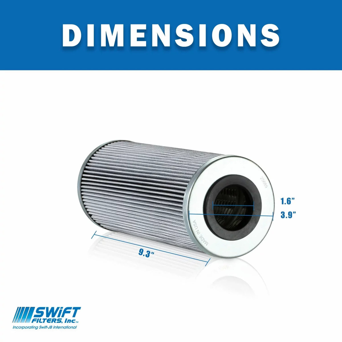 Direct HF7332 Interchange Micron Element FLEETGUARD 3 Cartridge for Filter Microglass