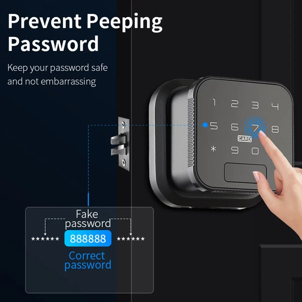 Deadbolt Lock Door Dazzduo Door Door Intelligent Lock DADA Compatible Lock,Handle