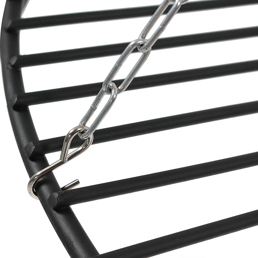 Cooking Tripod Diameter with Sunnydaze - Set Grate Grilling 22"