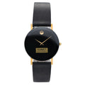 87.40.882L Museum Movado Watch 30mm Leather Ultra-Thin Wrist Hyatt Quartz
