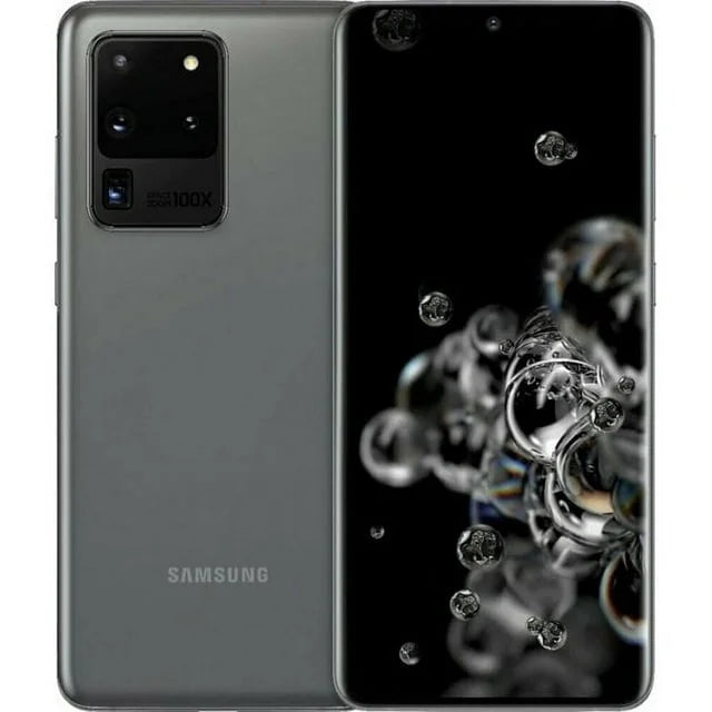 Restored 128GB, (Refurbished) S20 Cosmic Ultra, Unlocked Gray Galaxy Fully