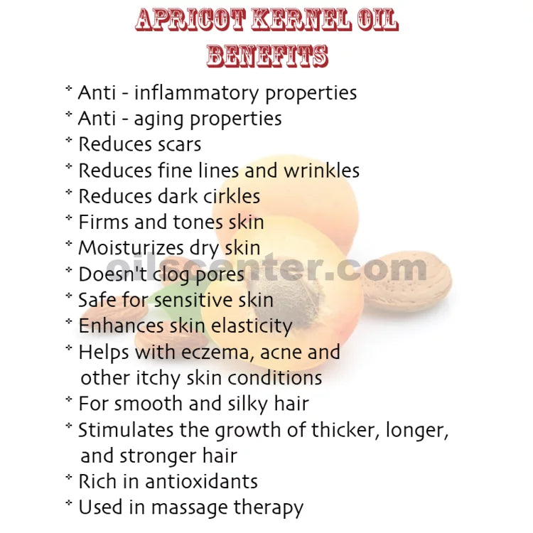 Cold Apricot Oil Virgin Pressed Raw Unrefined 32 Organic oz Natural Pure Kernel