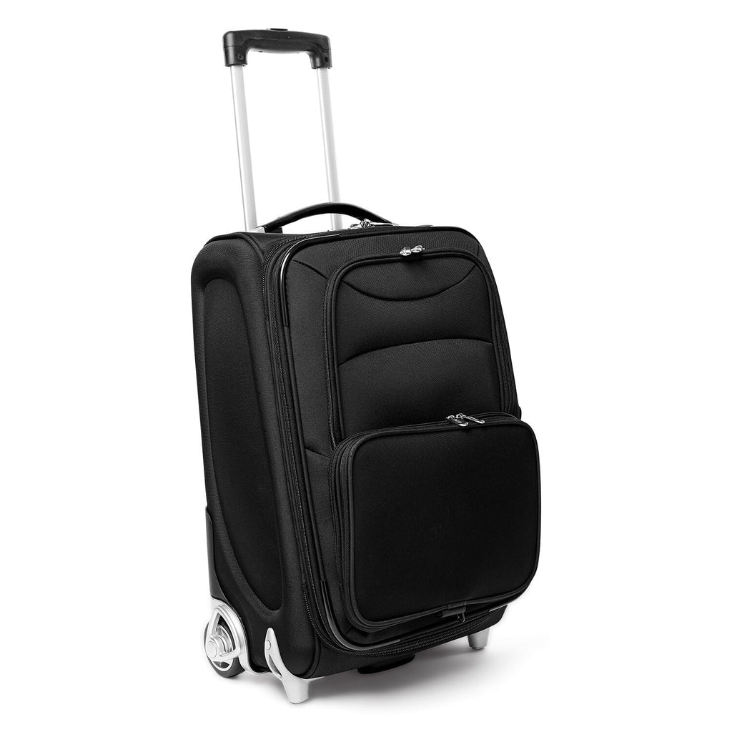 Softside Rolling Cal 21" MOJO Bears Carry-On Suitcase Black