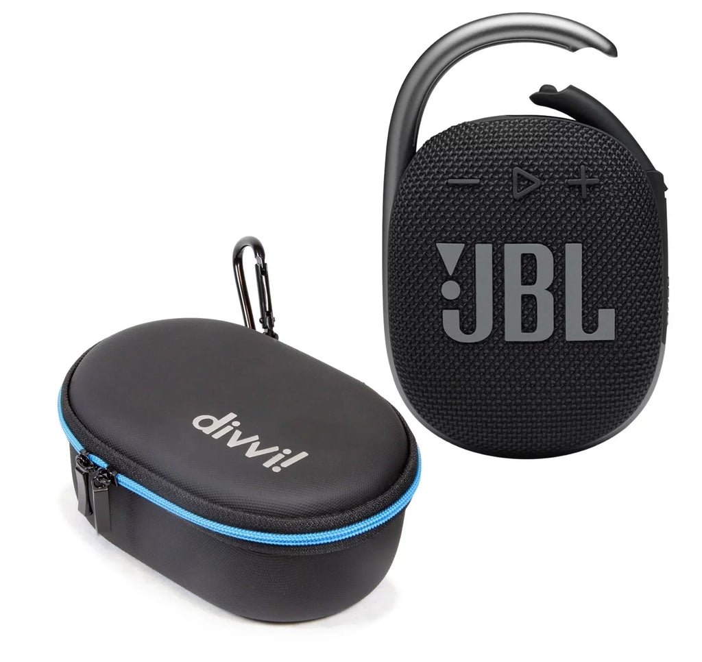 Clip Black and Bluetooth 4 JBL Speaker Kit divvi Case