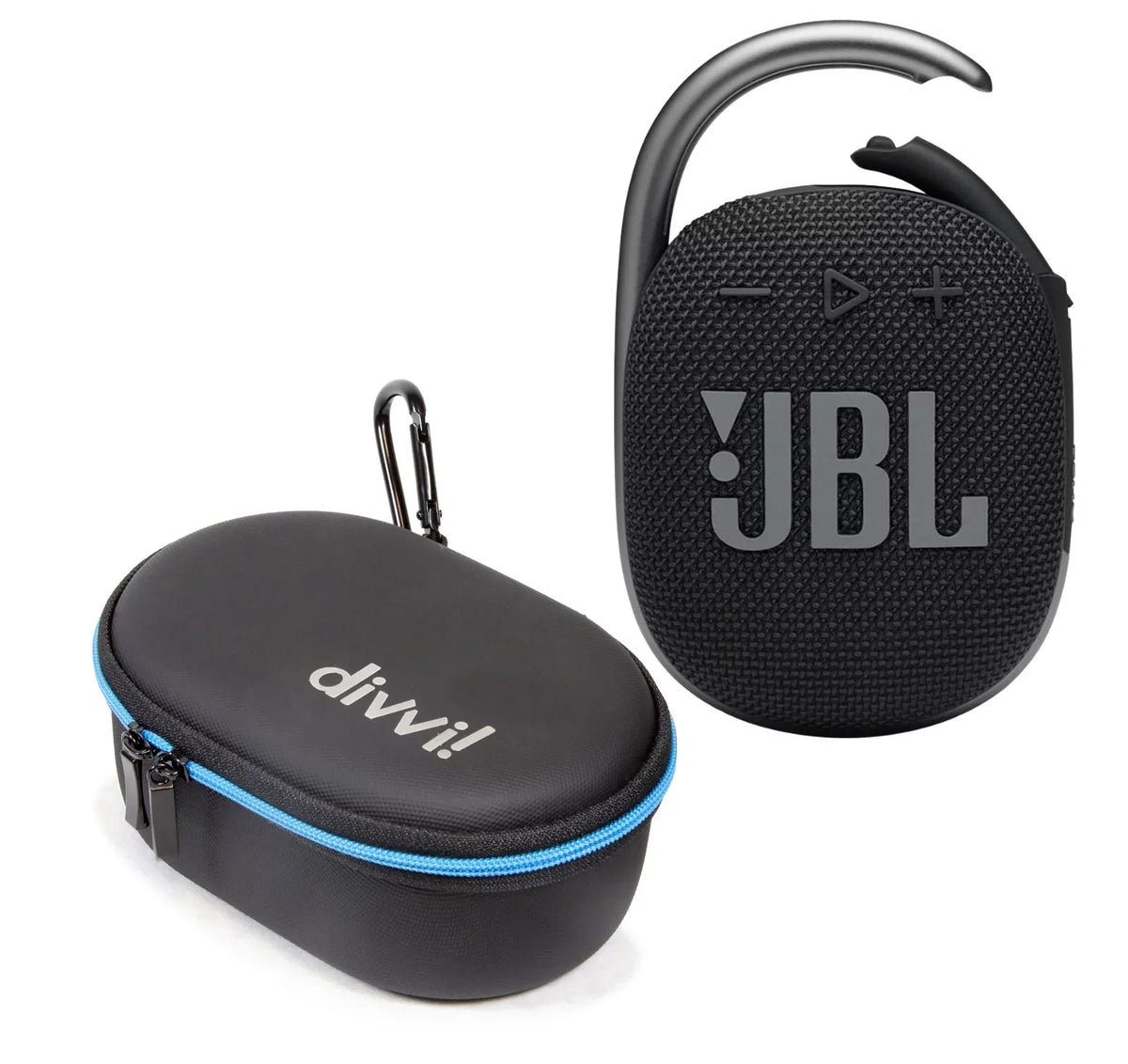Clip Black and Bluetooth 4 JBL Speaker Kit divvi Case