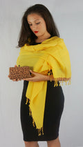 Shawl/Sheer (Marigold weight Shawl/Evening Regular Shawl/Scarf/Scarves Shawl) Yellow Shawl/liquid Shawl/Summer Shawl/Light Fancy Pashmina Shawl/Pashmina
