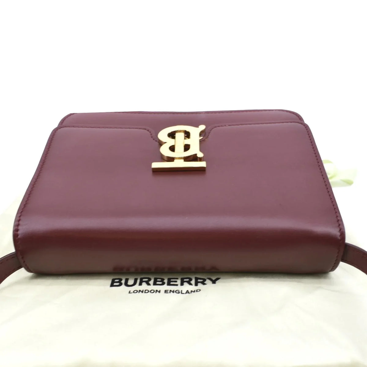 Tb Shoulder Pre-owned Red Leather BURBERRY Bag Lola