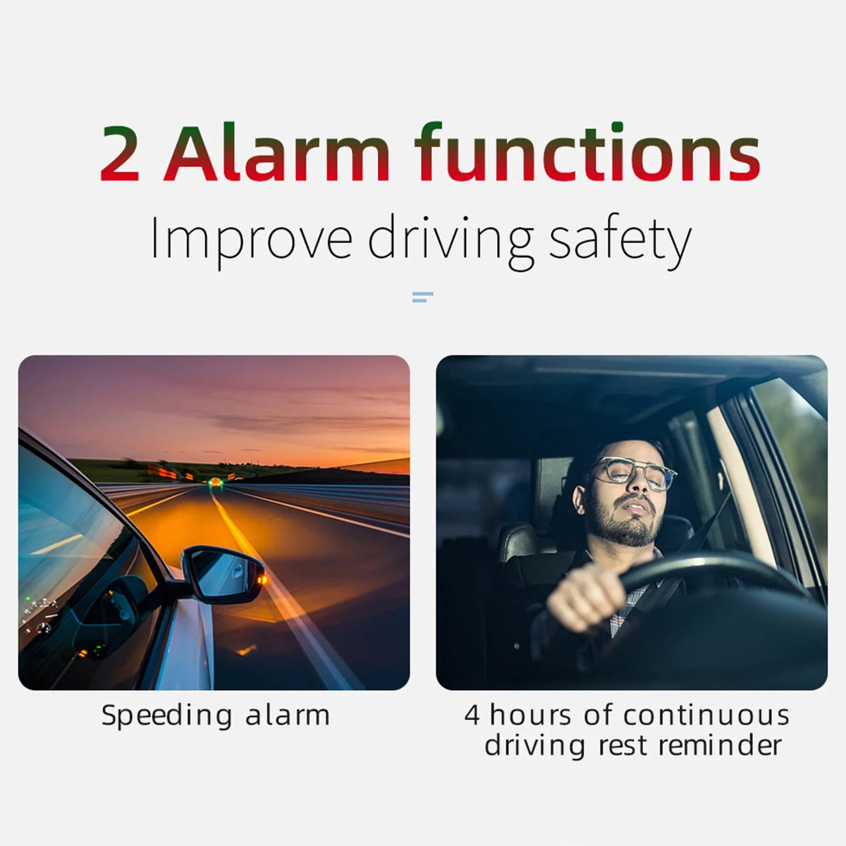 Vehicles, Speedometer, Alarm Overspeed Andoer Direction, Mileage, GPS Time, Head-up Display Navigation for