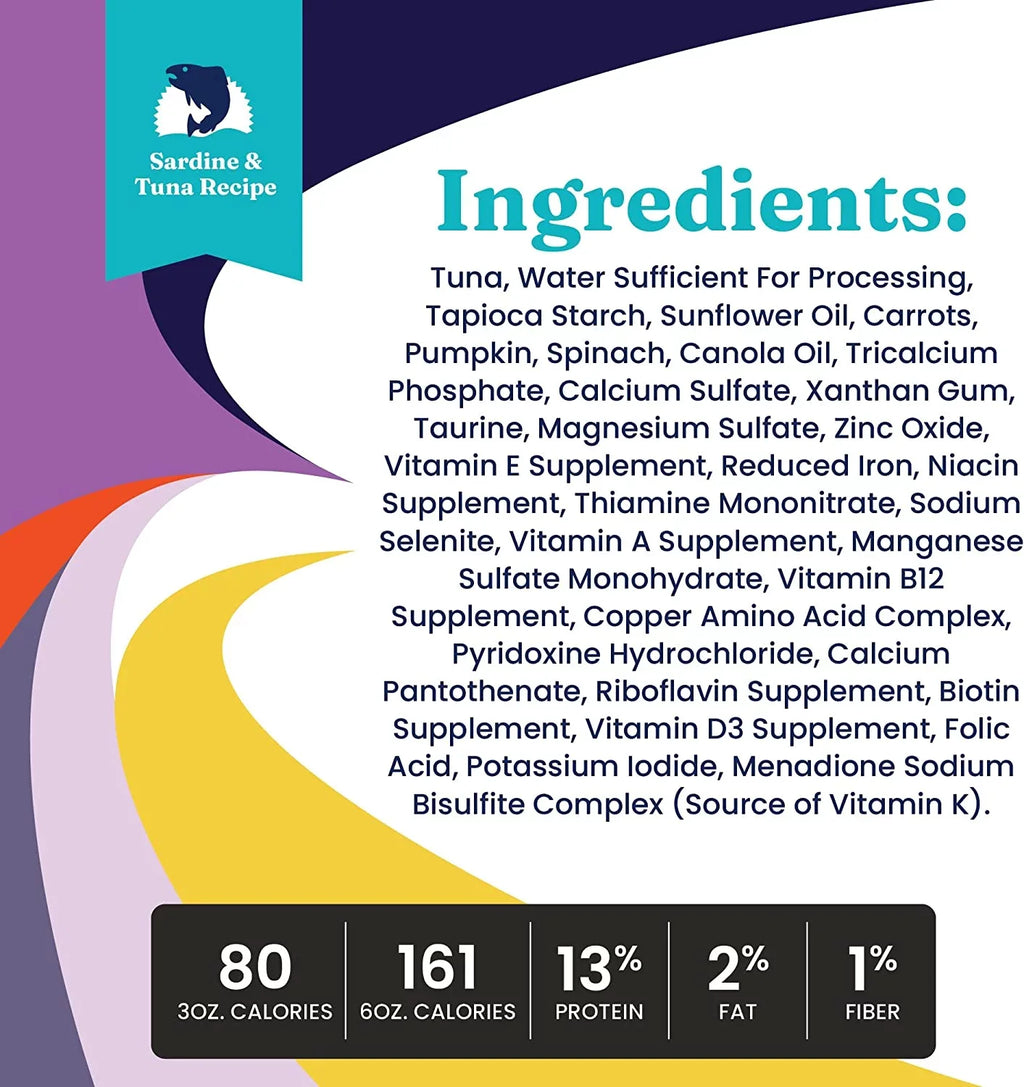 Amino Superfood, in Canned Fish Protein, Gravy Can 16ct/6oz Acids Shreds Tuna & Grain Cats - Gravy & Minerals with with Real - Cat Solid for Shreds Free Gold Food Gluten - Wet - Vitamins,
