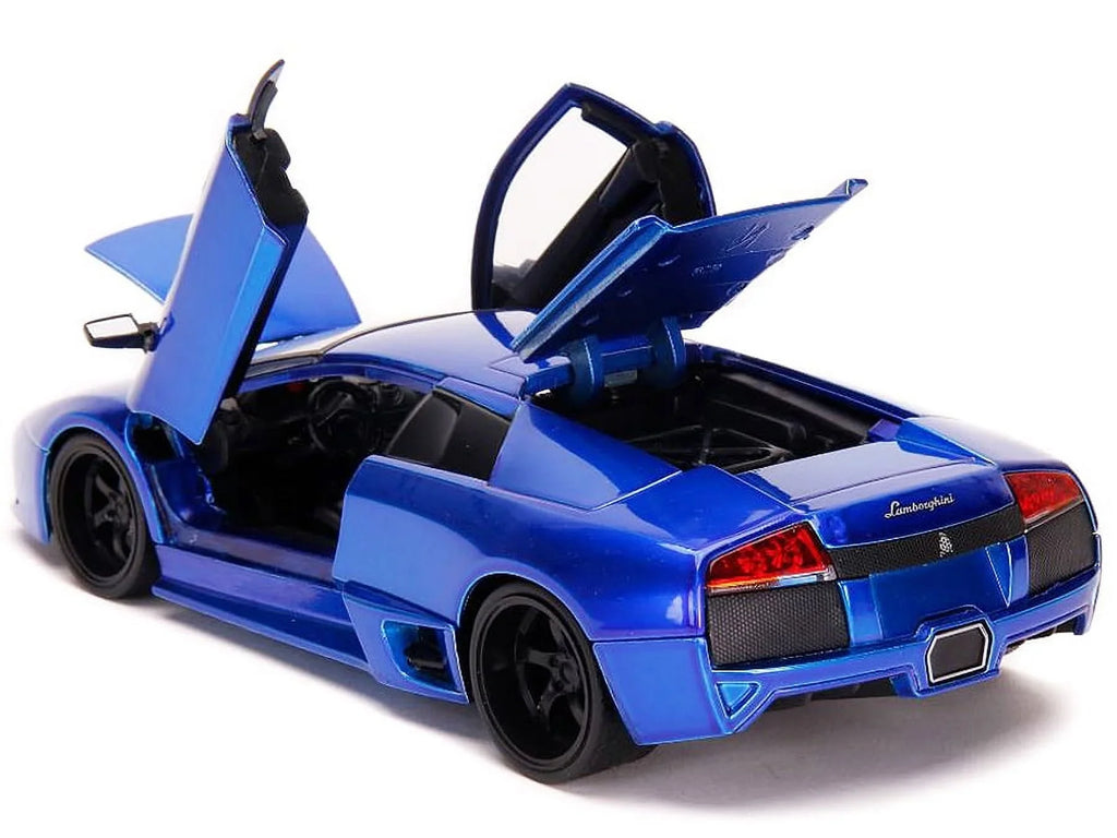 1-24 Model Jada 32279 Car, Candy Lamborghini Diecast Blue Scale Hyper LP640 Spec Murcielago