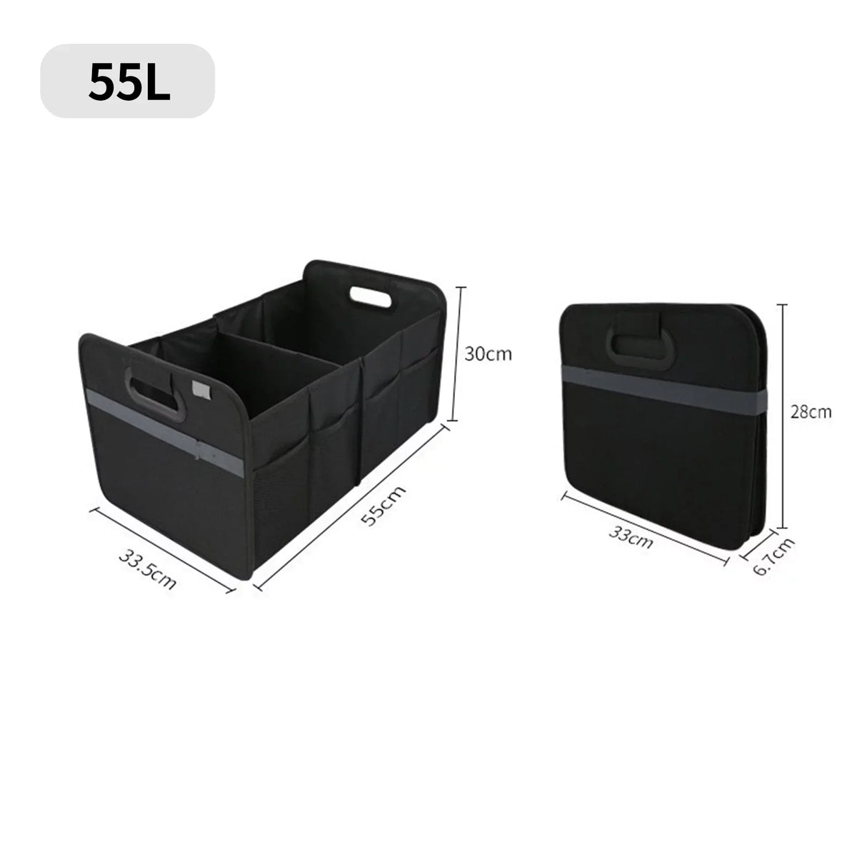 Organized Your Cloth Organizer 55L Go! Cargo Keep Automotive Storage Car Oxford on - the Trunk Box Pinnaco